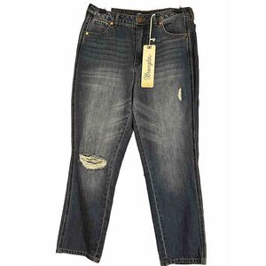 Vintage Wrangler Jeans 27x26 USA Blue‎ Pants Cowboy Western Denim
